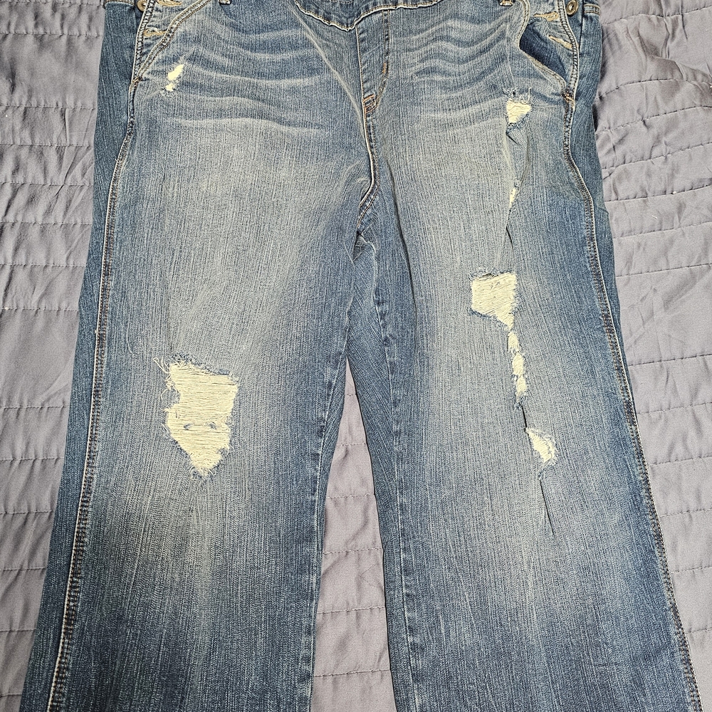 Torrid Medium Wash Denim Jeans Overall